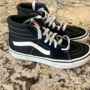 VGUC VANS black high top size 3